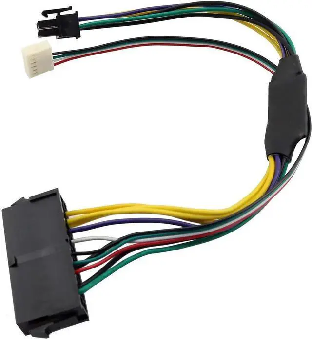 Alt view image 2 of 5 - 30cm/11.8 Inch 24-Pin to 6-Pin 18AWG ATX PSU Power Supply Adapter Cable for HP Z230 Z220 SFF Motherboards