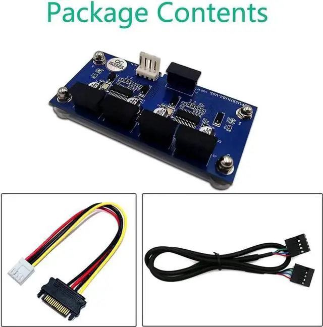 Alt view image 6 of 6 - 9pin USB Header Male 1 to 4 USB 2.0 Male Extension Cable Card Motherboard 9pin Header + SATA Power Magnetic Base for Desktop
Limited time offer, ends 11/14 By Smart cor