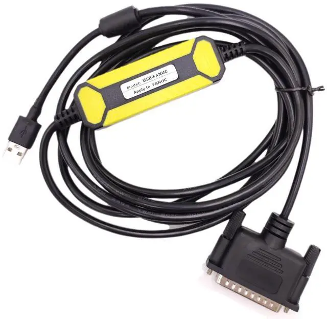 Alt view image 2 of 5 - USB-FANUC CNC Programming Cable, RS232 Data Transfer Convert DB25 Pin Download Cable for CNC Fanuc
