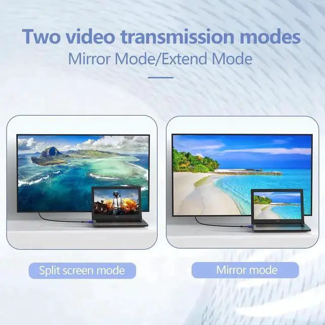 Alt view image 7 of 7 - VGA to VGA Monitor Cable, 15 pin 1080P Full HD Male to Male Cor for Computer PC Laptop to Monitor Screen Projector with VGA Plug Port (5 Feet)