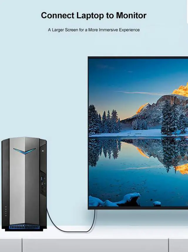 Alt view image 4 of 6 - Wholesale 2.0 AOC Optical Fiber Cable 18Gbps 4K 60Hz DP Cable to HDMI Cable for Screen Projection to TV