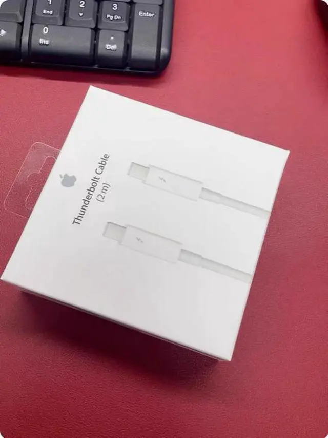 Alt view image 6 of 6 - Original Thunderbolt 2 to Thunderbolt 2 Cable20Gbps 2M For Apple MacBook Air ProiMac Original package