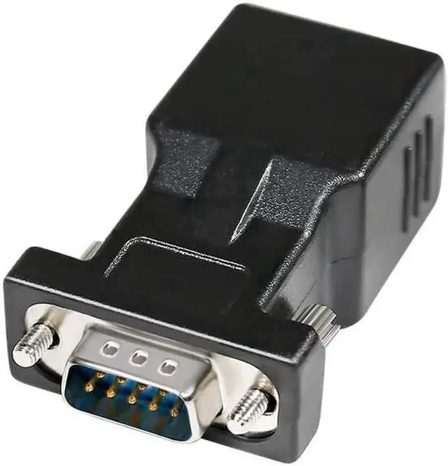 Alt view image 2 of 7 - DTECH DB9 to RJ45 Serial Adapter RS232 Male to RJ-45 Female Ethernet Converter Compatible with Standard 9 Pin RS-232 Devices