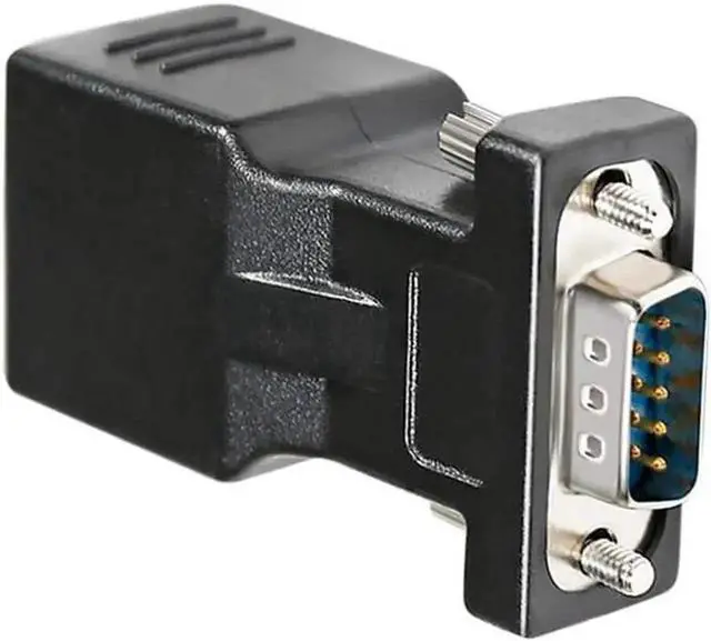 Alt view image 4 of 7 - DTECH DB9 to RJ45 Serial Adapter RS232 Male to RJ-45 Female Ethernet Converter Compatible with Standard 9 Pin RS-232 Devices