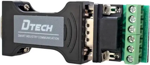 Main image of DTECH RS232 to RS485 RS422 Serial Communication Data Converter Adapter Mini-Size