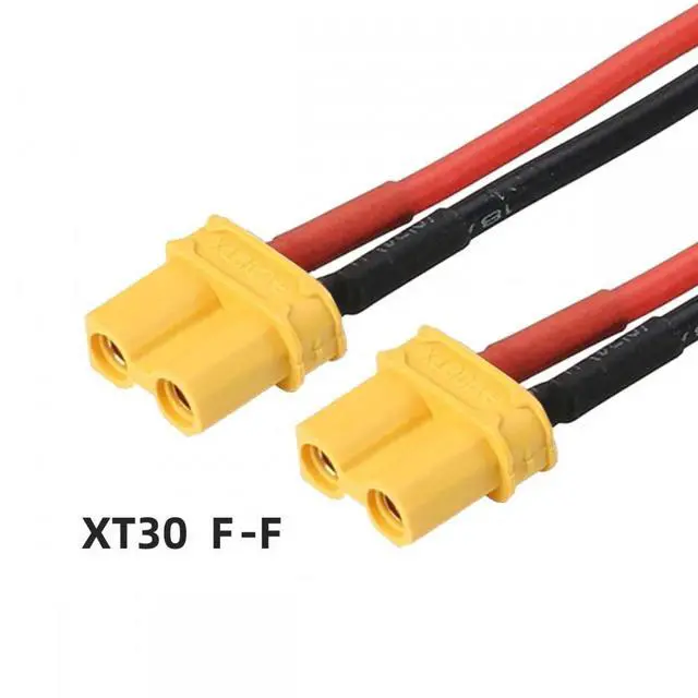 Main image of XT30 Female to Female 18AWG Extension Cable Connector for RC Battery Portable Power Station Solar Panel