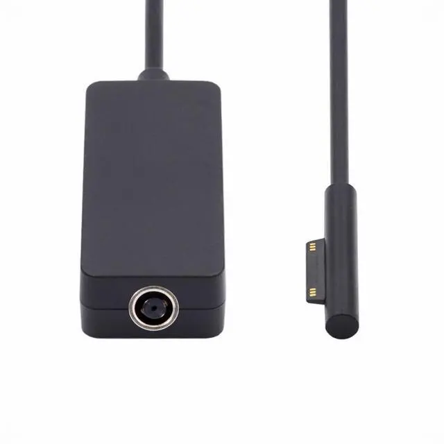 Alt view image 2 of 7 - DC 7.9x5.4mm Jack 65W 20V 15V-24V to Surface Pro3 Pro4 Pro5 Pro6 Pro7 Pro8 Pro9 Book Pro Charge Cable