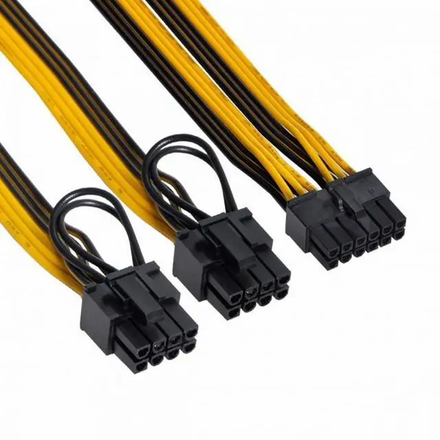 Alt view image 5 of 6 - 12Pin to ATX Dual 8Pin 6Pin Splitter GPU Graphics Card Modular Power Supply Cable for 3080 3090 AX850 AX750 AX650