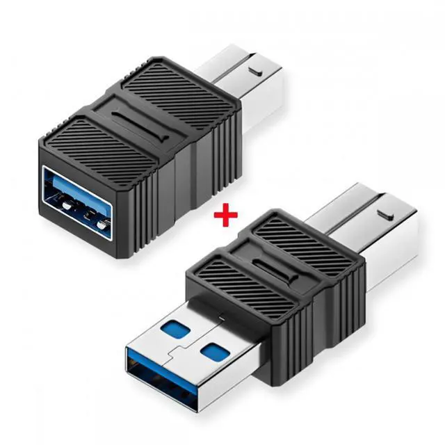 Main image of 2pcs/lot USB 3.0 Type-B Male to USB3.0 Type-A Male Female Adapter Extension 5Gbps for Disk SSD Camera Data