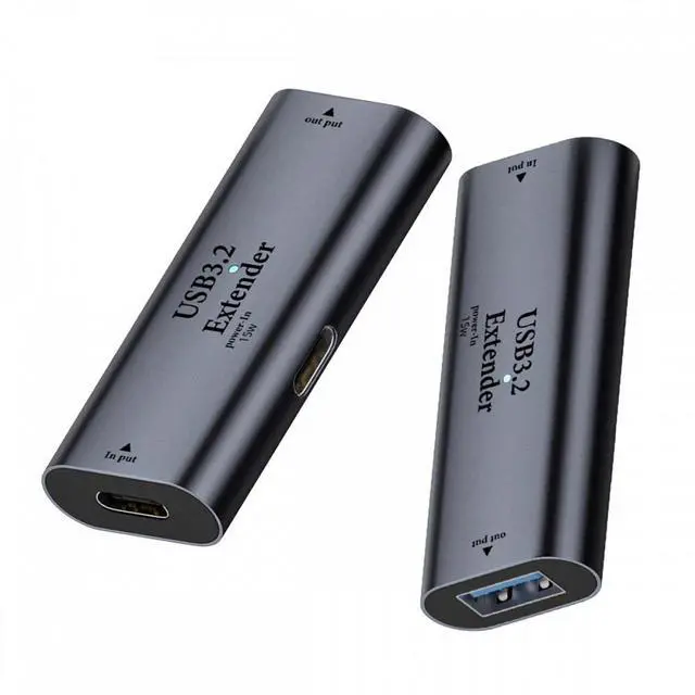 Main image of USB 3.0 Active Repeater Adapter Type-C Female Host to Type-A Female Device Extender with Chipset for Camera Printer Computer