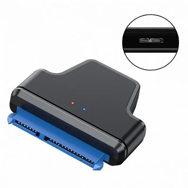 Alt view image 2 of 4 - 5Gbps Micro USB 3.0 to SATA 22Pin 7+15 Enclosure Adapter for 2.5" Hard Disk Drive SSD HDD Mass Storage Class