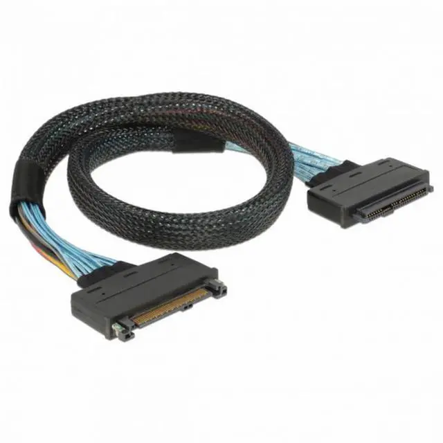 Main image of U.2 U2 SFF-8639 68Pin Connector NVME PCIe4.0 PCI-E5.0 SSD Cable Male to Female Socket Extension 50cm