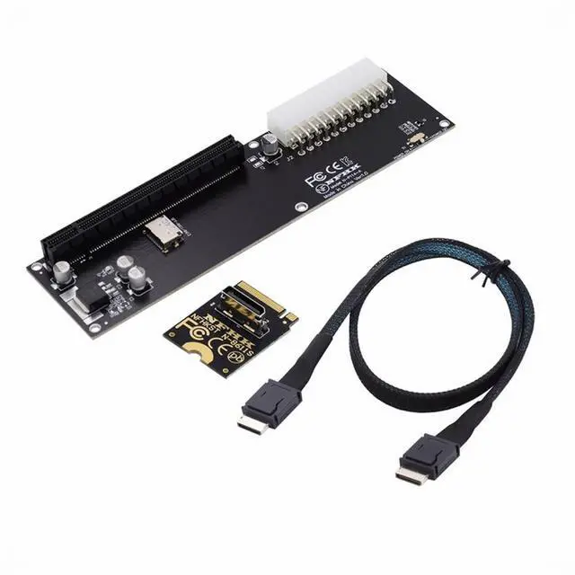 Main image of PCI-E 3.0 M.2 M-key to Oculink SFF-8612 SFF-8611 Host Adapter for GPD WIN Max2 External Graphics Card & SSD