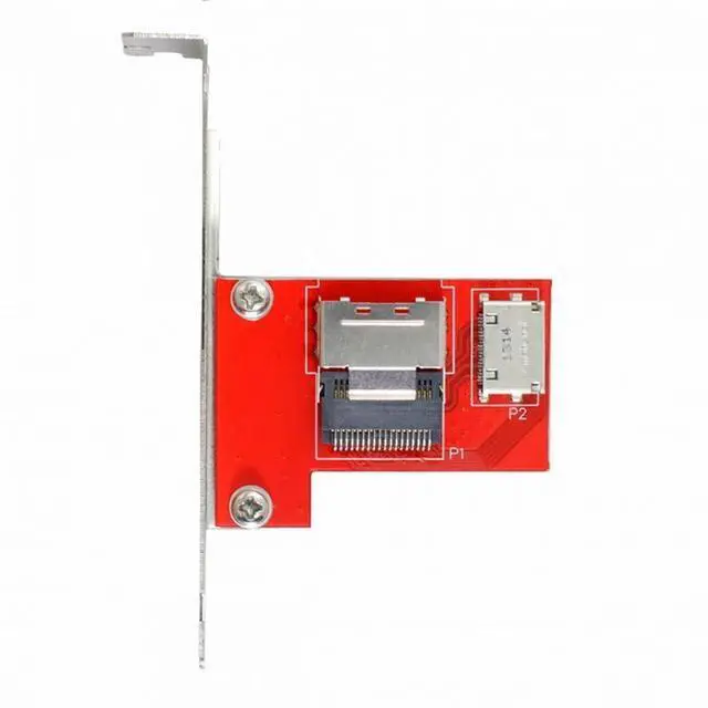 Alt view image 2 of 5 - PCI-Express 4.0 Mini SAS SFF-8087 to Oculink SFF-8611 SFF-8612 PCBA Female Adapter With Bracket