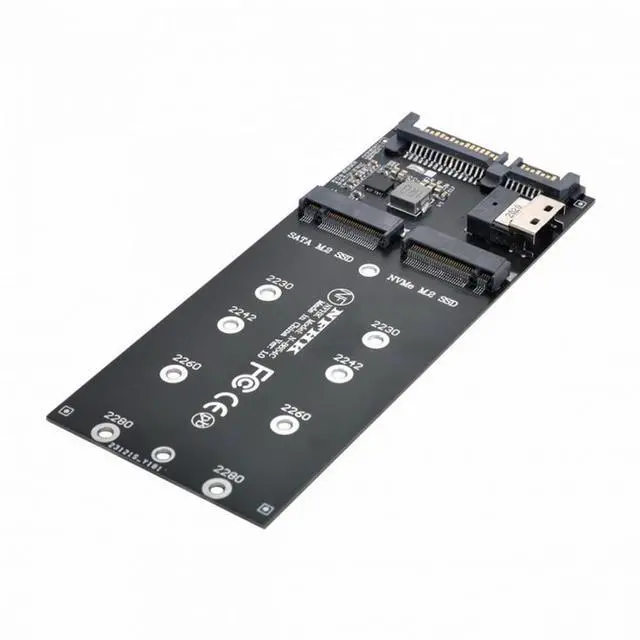 Main image of SFF-8654 to U2 Kit NGFF M-Key to Slimline SAS NVME PCIe SSD SATA Adapter for Mainboard
