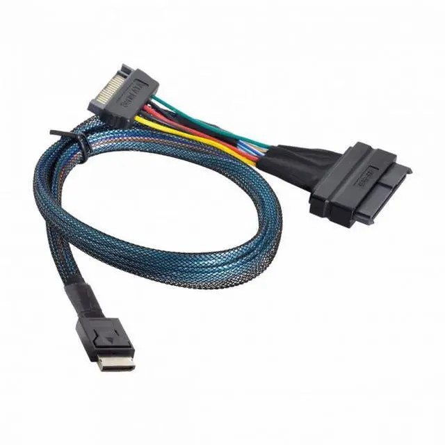 Main image of Oculink SFF-8611 to U.2 U.3 SFF-8639 NVME PCIe PCI-Express SSD Cable for Mainboard SSD