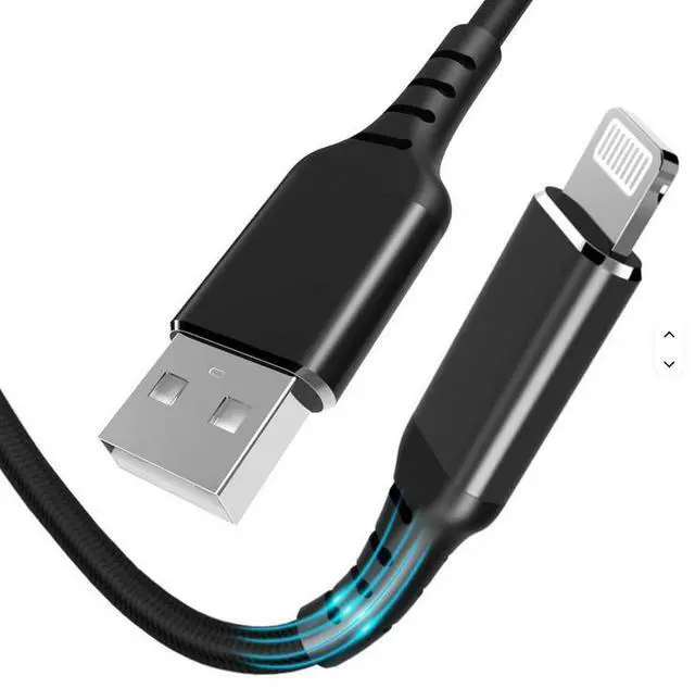 Main image of MFi Certified Nylon Braided Fast Charging USB to L Charger Cable Cord for Apple IPhone13 12 11 X Xs Pro, Pro Max, Plus, IPad,