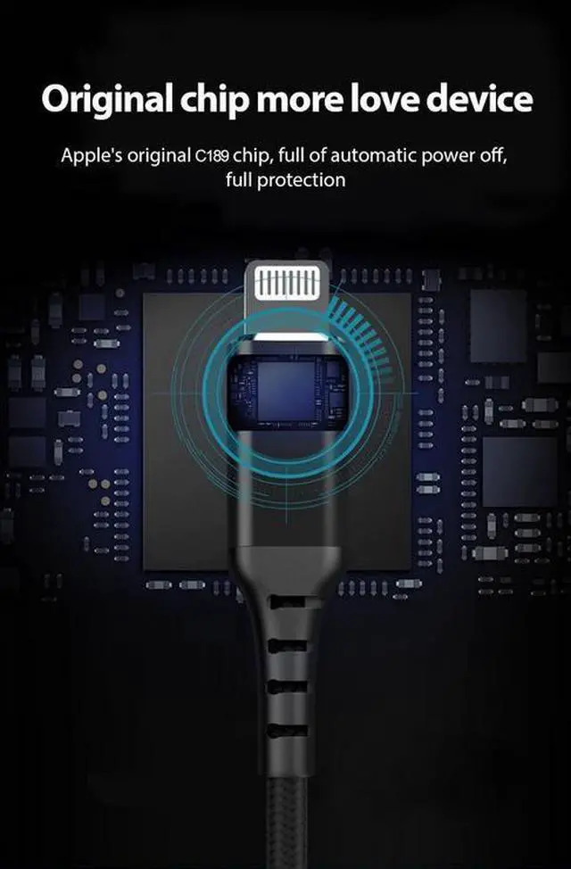 Alt view image 4 of 6 - MFi Certified USB A to L Cable 2.4A Fast Charging 480Mbps Data Transfer 18W Power OEM Custom Logo Support Factory Direct