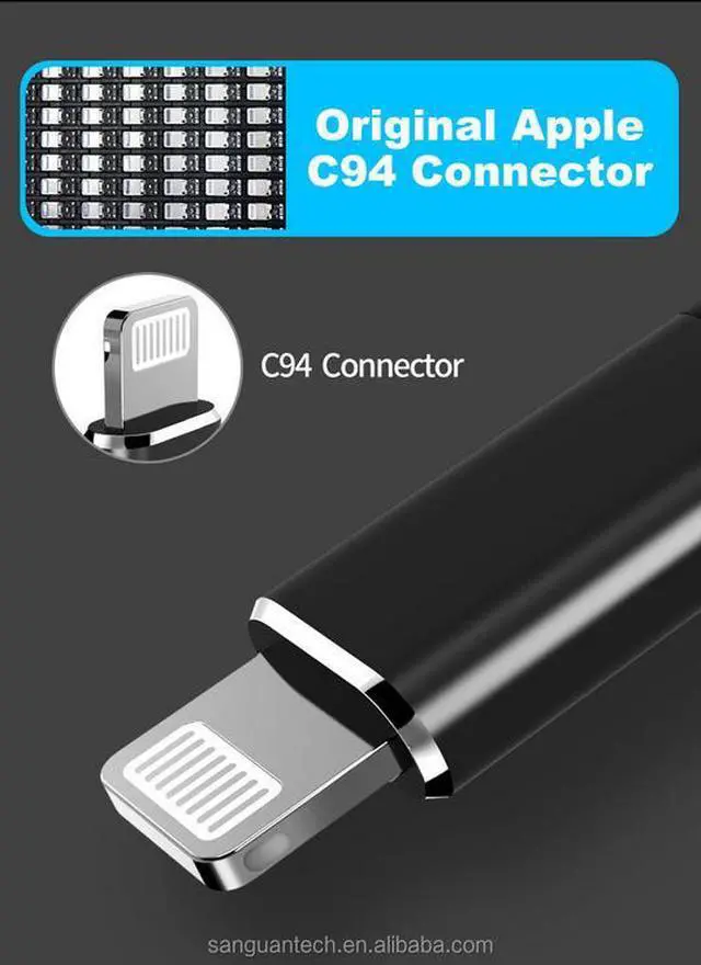 Alt view image 2 of 6 - MFi Certified USB A to L Cable 2.4A Fast Charging 480Mbps Data Transfer 18W Power OEM Custom Logo Support Factory Direct