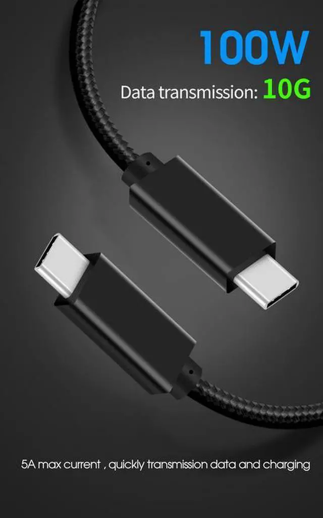 Alt view image 3 of 6 - Free logo PD100W USB3.1 Type c Cable 1m 2m Nylon Braid Usb c Cable 10Gbps 20Gbps Data Speed Usb Cable
