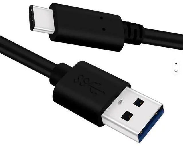 Main image of TPE/PVC USB Phone Data Cable 0.3m/0.5m/1m/2m /3m USB Charger Cable Fast Charging Data Cable with C Port Black 0.2m