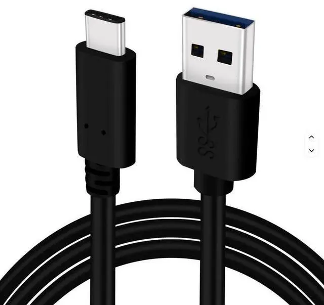 Alt view image 2 of 7 - TPE/PVC USB Phone Data Cable 0.3m/0.5m/1m/2m /3m USB Charger Cable Fast Charging Data Cable with C Port Black 0.2m