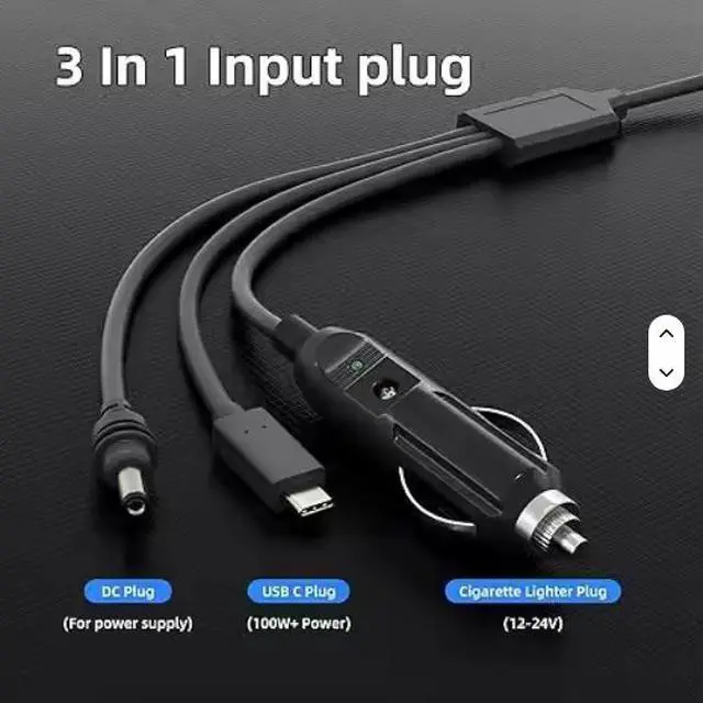 Alt view image 4 of 4 - Starlink Mini Cable China Wholesale DC to DC Type C Cigarette Lighter 3 in 1 for Gen4 Satellite Power Supply Extension Cable