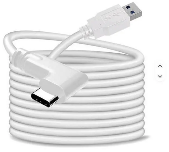 Alt view image 6 of 6 - VRLink for Quest 3 Pico 4 Fast Charging USB3.2 Gen1 Elbow PVC Jacket and Braid Shielding for Mobile Phone VR Streaming