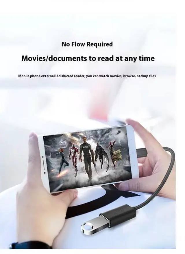 Alt view image 5 of 7 - Type c Revolution USB3.0 Female Adapter 5Gbps High-Speed OTG Data Line for Mobile Phone Computer Car 5A Fast Charging Braid