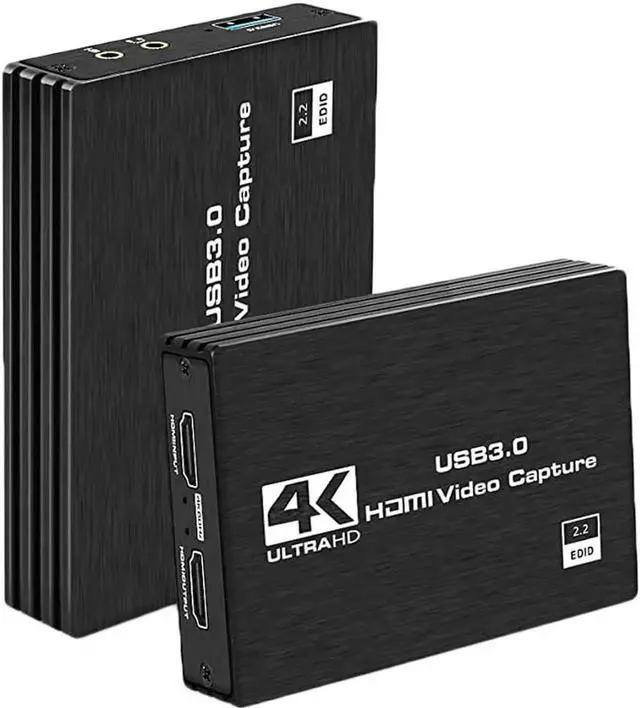 Main image of 4K 1080P 60FPS Capture Card Nintendo Switch, Video Capture Card, Game Capture Card, HDMI to USB/Type-C Capture Card for Streaming Work with PS4/PC/OBS/Camera