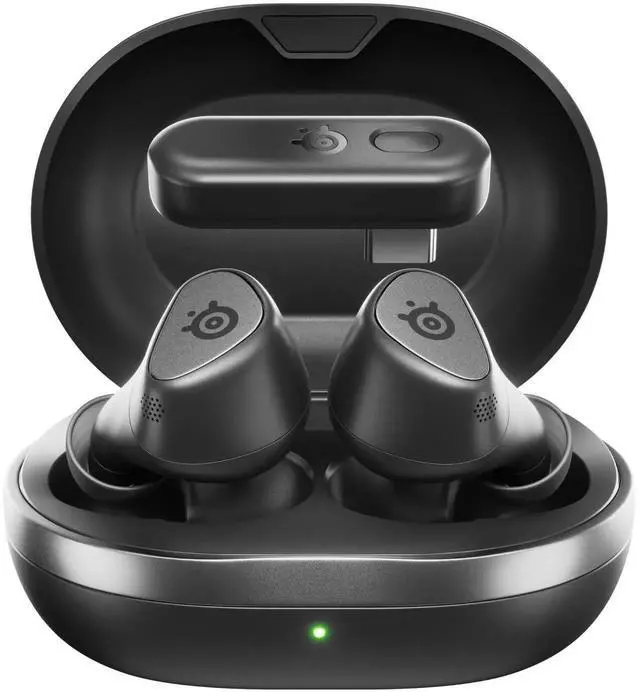 Alt view image 3 of 7 - SteelSeries Arctis GameBuds True Wireless Noise Cancelling Earbuds, Black