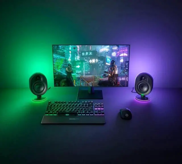 Alt view image 5 of 7 - SteelSeries - Arena 7 2.1 Bluetooth Gaming Speakers with RGB Lighting (3 Piece)