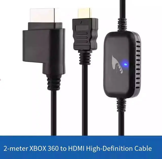 Alt view image 2 of 7 - ENFAIN Xbox 360 to HDMI HD Cable 2M Video Converter Cable for Xbox 360 Console (SV Version)