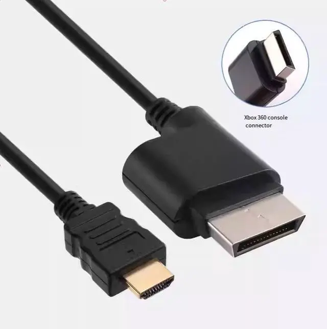 Alt view image 4 of 7 - ENFAIN Xbox 360 to HDMI HD Cable 2M Video Converter Cable for Xbox 360 Console (SV Version)