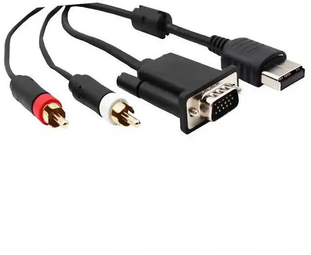 Alt view image 5 of 5 - ENFAIN Sega DC VGA cable with adapter - Dreamcast DC game console high-definition adapter - DC power cable - Four-in-one connector