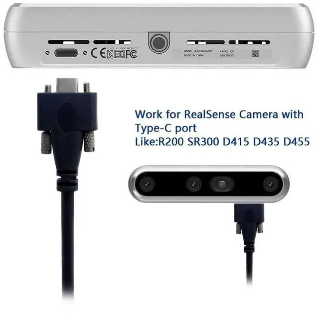 Alt view image 4 of 5 - Type-C USB 3.1 USB-C Male to Male Type-C USB 3.1 USB-C with M2 Screws Locking Panel Mount Type 10Gbps Data Cable 3.0M