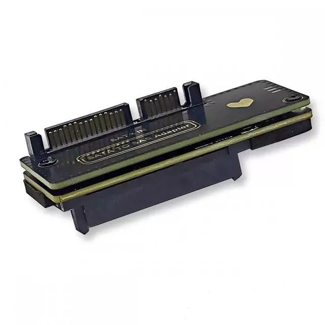 Alt view image 2 of 7 - ENFAIN SFF-8482 SAS 29Pin to 7+15 22Pin SATA Hard Disk Drive Raid Adapter with Chipset and Power Port