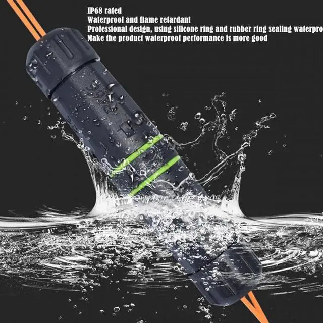 Alt view image 6 of 7 - ENFAIN Cable M20 Locking IP68 Waterproof SC Female to SC Female Singlemode Fiber Optic Patch Internet Networking Extension Adapter Coupler