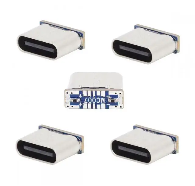 Main image of ENFAIN 5pcs/lot DIY Solder Type-C Female Socket Connector Replace for Micro-USB 5Pin Female SMT Type DC 5V Power