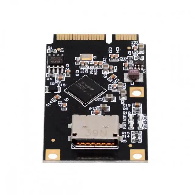 Alt view image 5 of 7 - ENFAIN Mini PCI-E PCI Express to Oculink SFF-8612 SFF-8611 SATA 3.0 Four Ports Adapter Converter 6Gbps Disk Extension Card for SSD