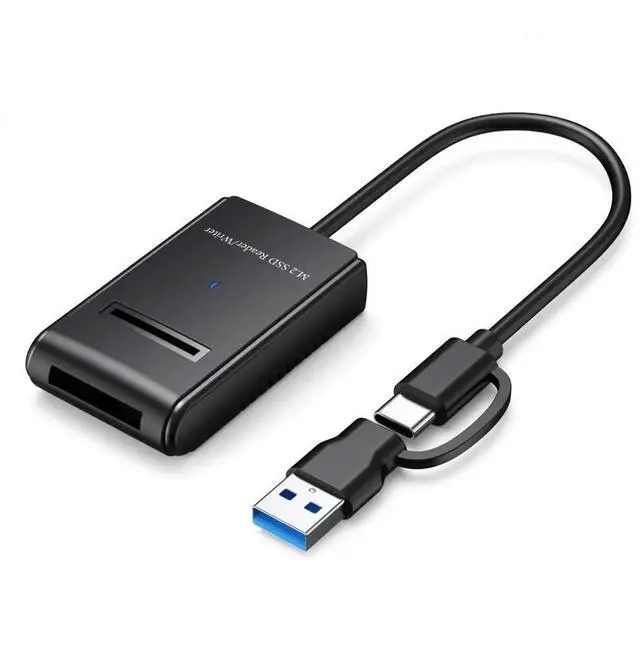 Main image of ENFAIN Cable USB 3.0 USB-C Type-C Type-A to NVME M-key M.2 NGFF SATA SSD Docking Horizontal External Cable Enclosure RTL9210B Chipset