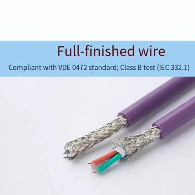 Alt view image 3 of 5 - 6XV1830-0EH10 SIMATIC NET Standard Bus Cable (2-core) Applicable to Siemens DP bus cable for Profibus communication, 2-core RS485 shielded, 6XV1830-0EH10 -purple