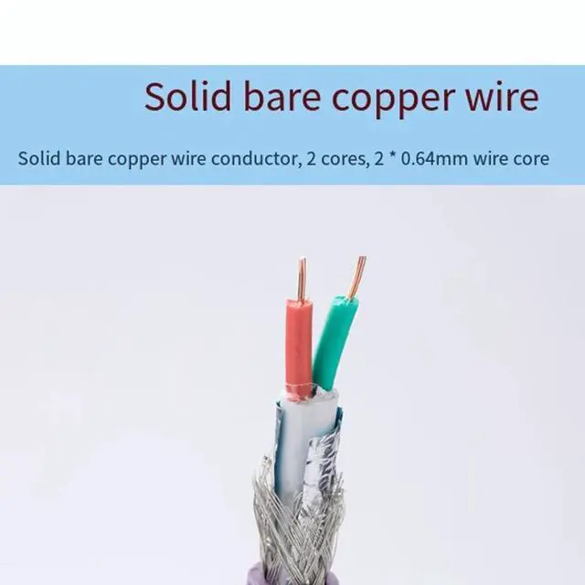 Alt view image 4 of 5 - 6XV1830-0EH10 SIMATIC NET Standard Bus Cable (2-core) Applicable to Siemens DP bus cable for Profibus communication, 2-core RS485 shielded, 6XV1830-0EH10 -purple