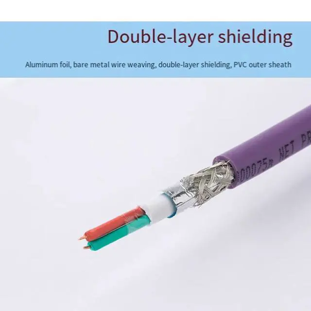 Alt view image 5 of 5 - 6XV1830-0EH10 SIMATIC NET Standard Bus Cable (2-core) Applicable to Siemens DP bus cable for Profibus communication, 2-core RS485 shielded, 6XV1830-0EH10 -purple