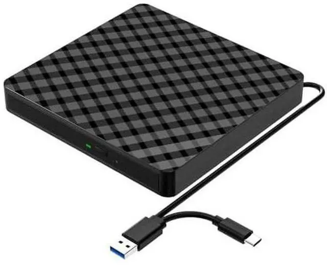 Main image of USB Portable External DVD Drive, CD/DVD Burner for Laptop & Desktop, Mobile Optical Drive with Tray-Load USB 3.0, Ultra-Slim, Plug & Play