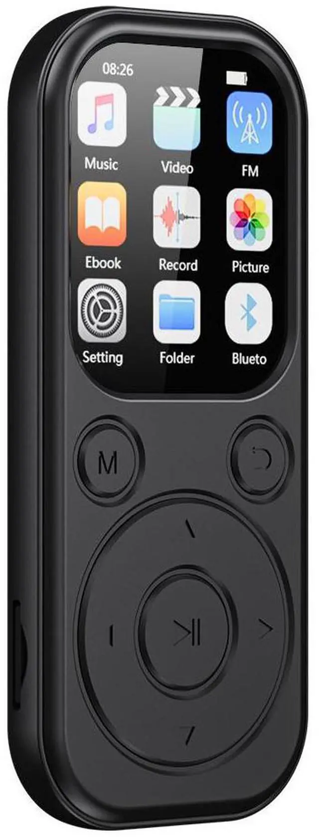 Alt view image 7 of 7 - Bluetooth MP3/MP4 Player IPS HD Large Screen, Portable Music Player, Voice Recorder black 128GB