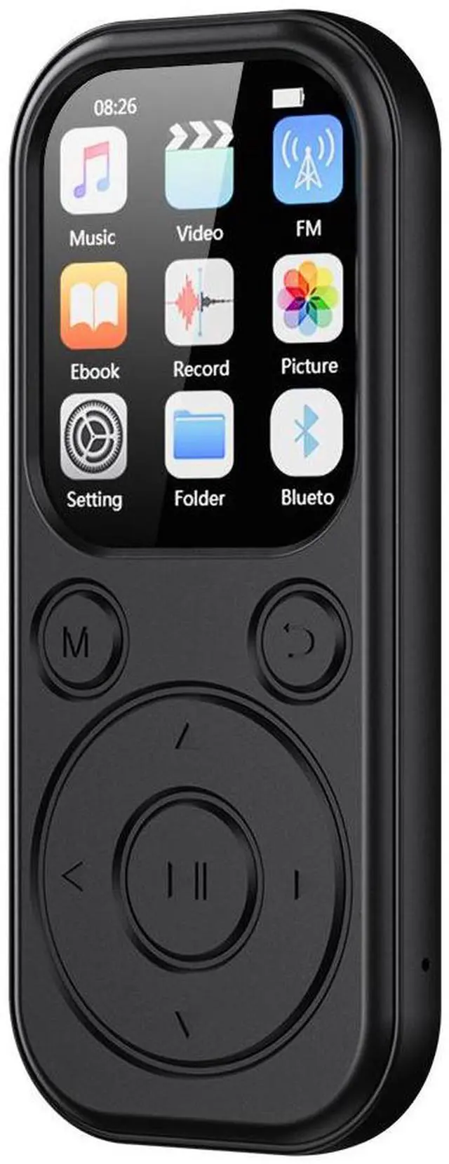Alt view image 3 of 7 - Bluetooth MP3/MP4 Player IPS HD Large Screen, Portable Music Player, Voice Recorder black 128GB