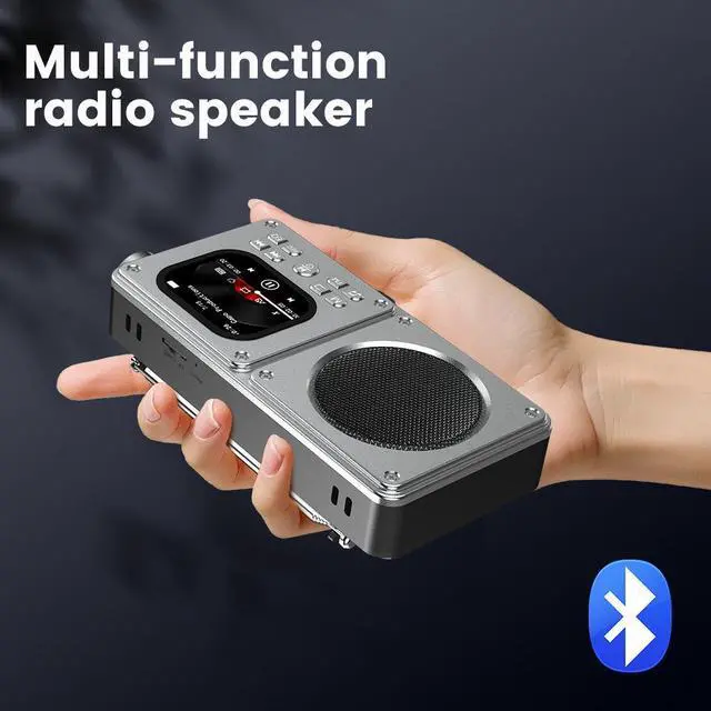 Alt view image 6 of 7 - Bluetooth MP3/MP4 Multimedia Player FM Radio, Built-in Speaker, Portable for Music