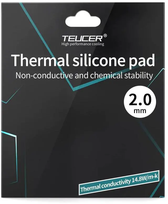 Alt view image 2 of 7 - Thermal Pad for Desktop PC, Graphics Card, Memory, Laptop Chip, SSD, Silicone Grease Pad 120x 120x 2.0mm