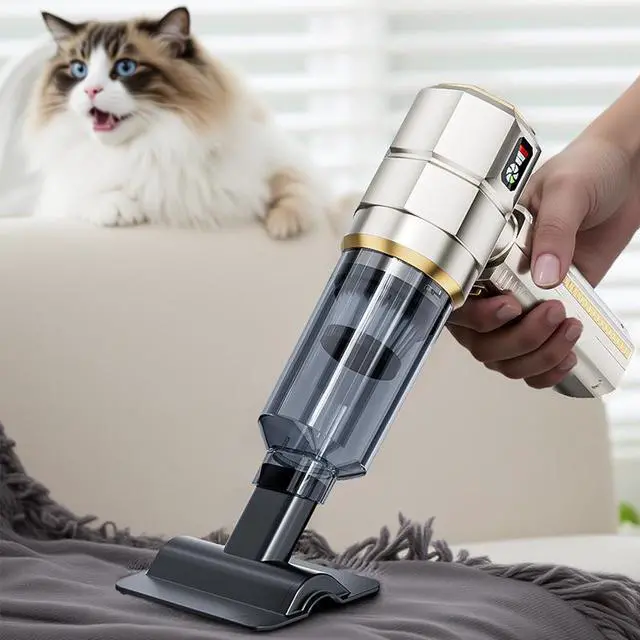 Alt view image 2 of 5 - ST-6902BPlus Wireless Car Vacuum Cleaner & Air Duster 4-in-1 16000Pa Brushless Handheld Vacuum Blower with 3-Speed Suction Power Display 6000mAh Type-C Rechargeable for Car & Home